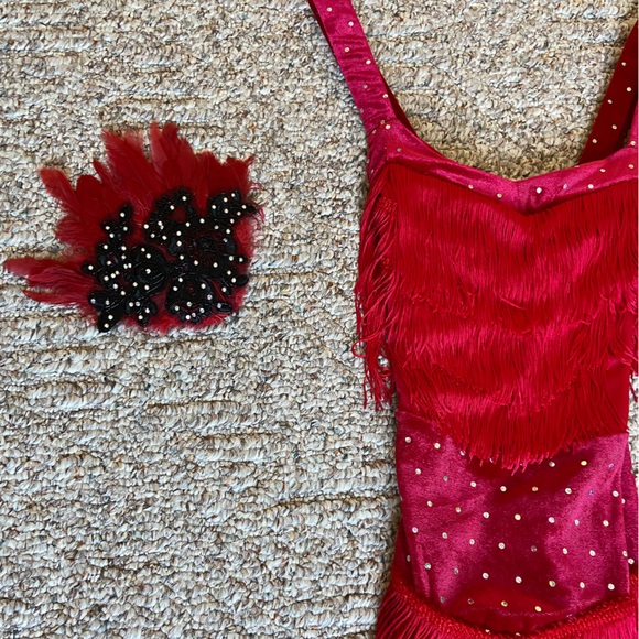 Weismann Showtime RED “All That Jazz” Costume size AS - Picture 7 of 13